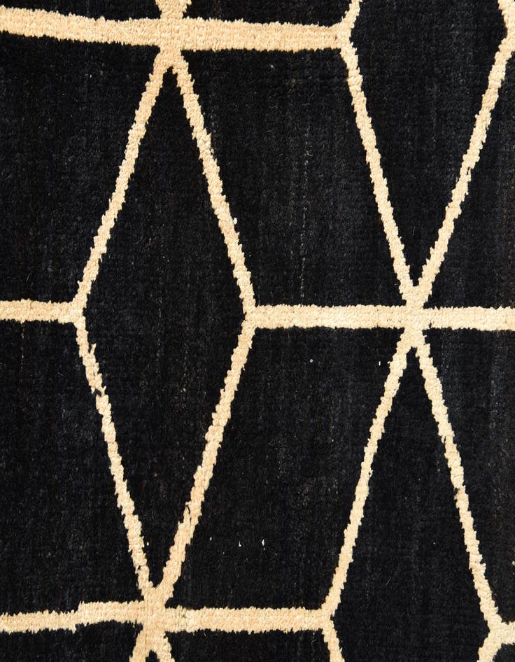 Detail image of 6' 8 x 10' 3  Hand Knotted Moroccan Wool Rug
