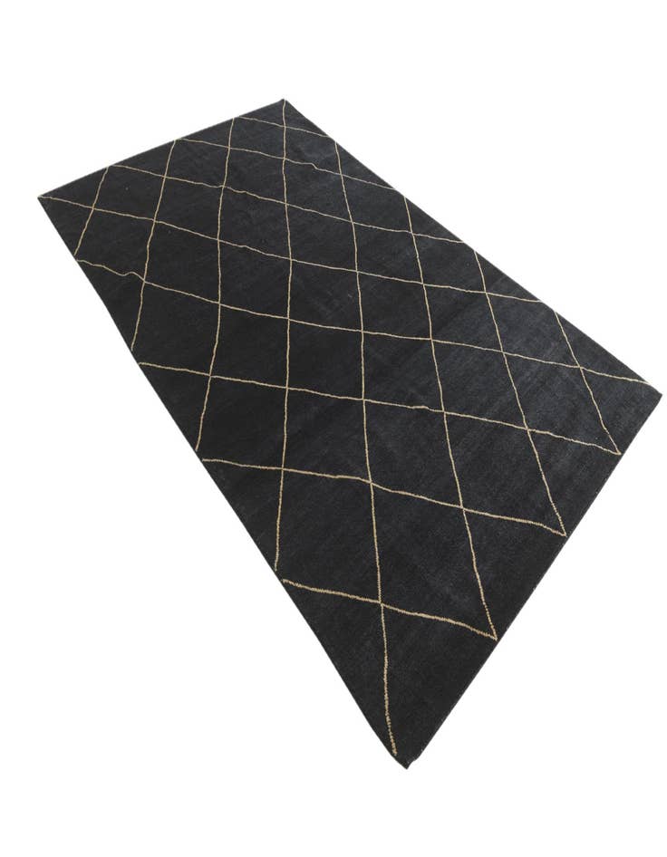 Detail image of 6' 7 x 10' 5  Hand Knotted Moroccan Wool Rug