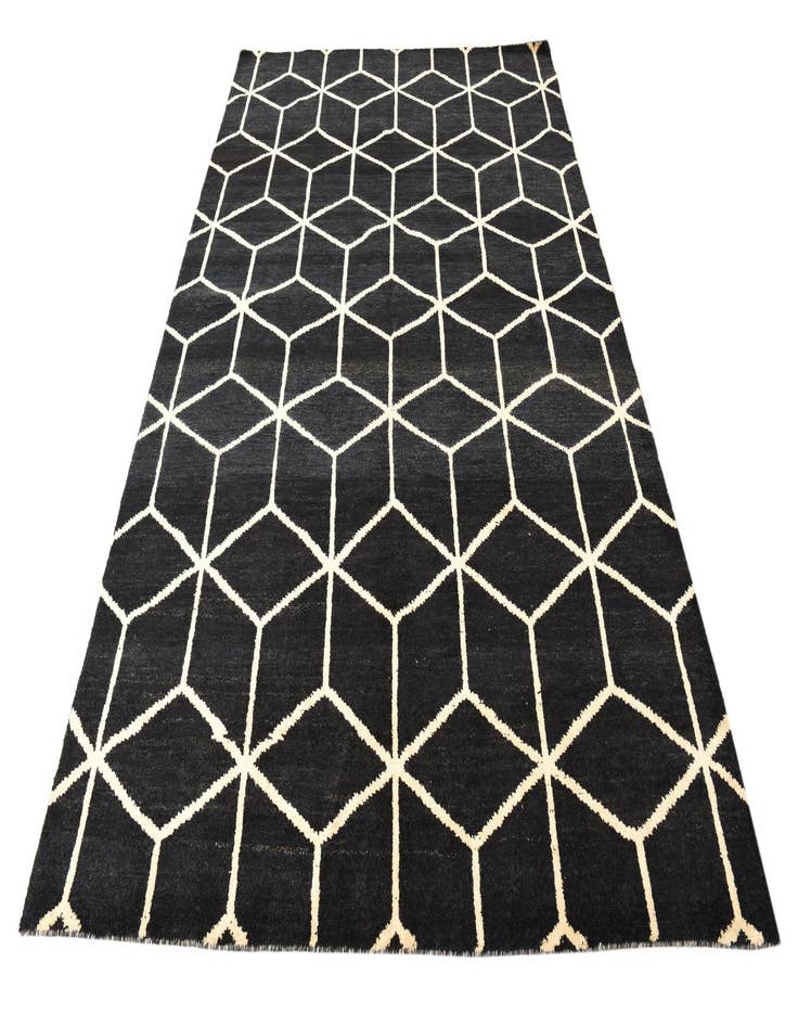 Detail image of 6' 5 x 9' 9 Hand Knotted Moroccan Wool Rug