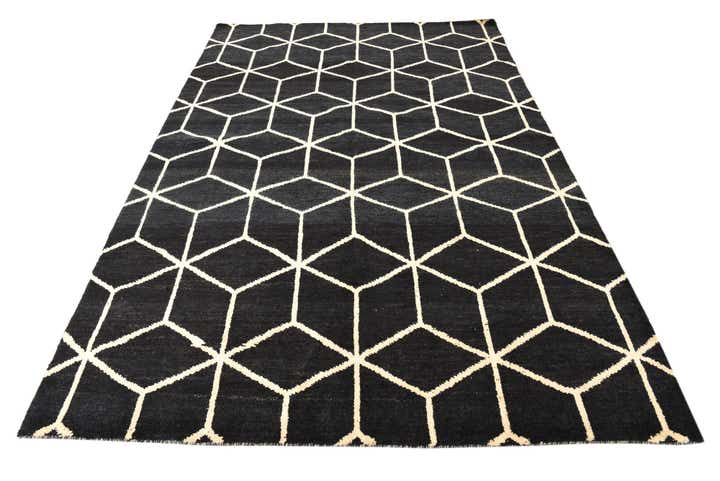 6' 5 x 9' 9 Hand Knotted Moroccan Wool Rug