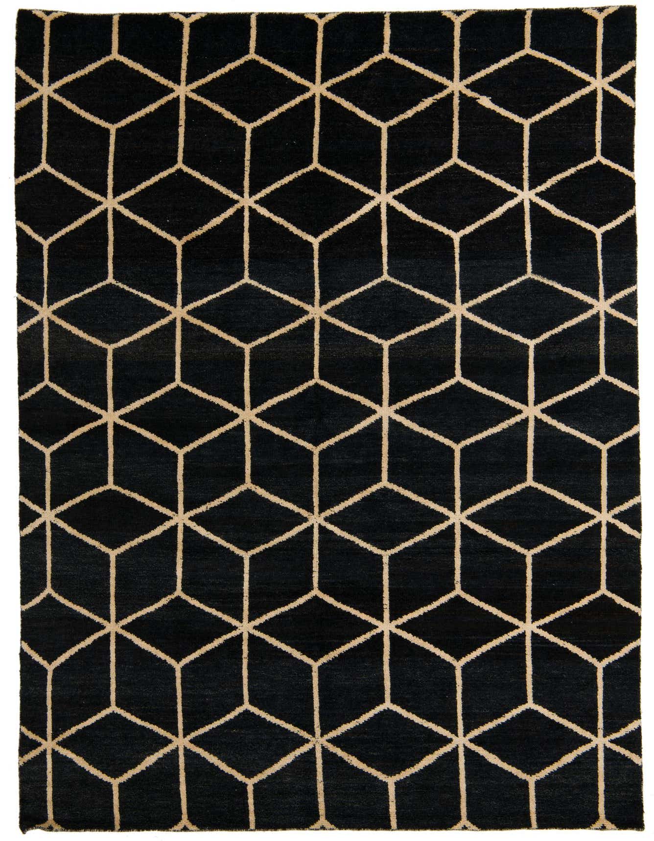 6' 5 x 9' 9 Hand Knotted Moroccan Wool Rug