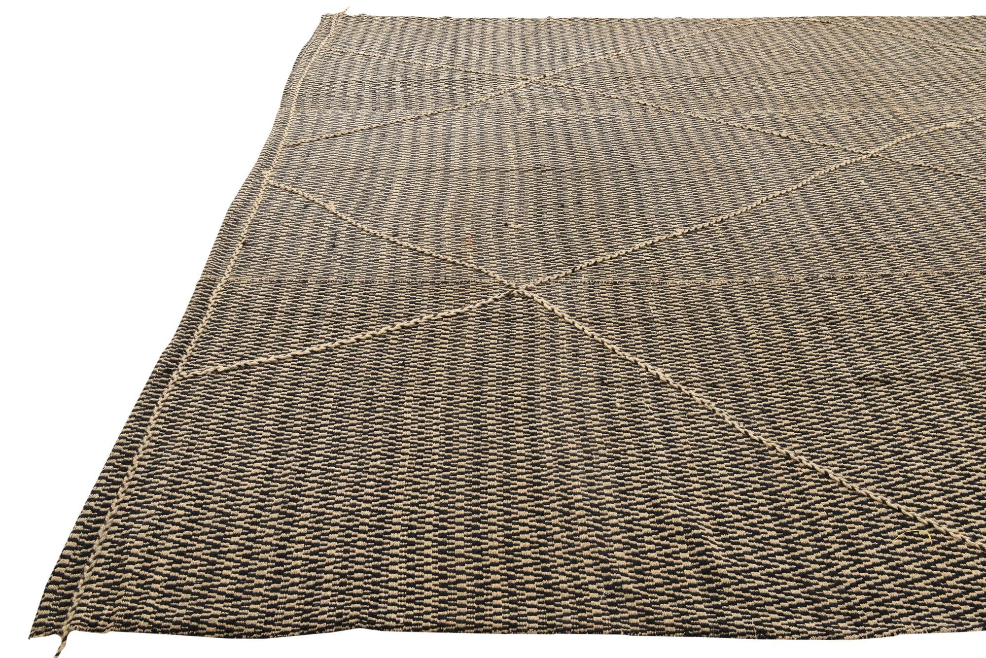 9' 9 x 14' Hand Knotted Moroccan Wool Rug