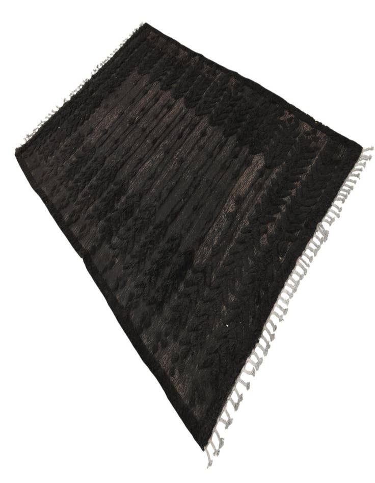 Detail image of 5' 4 x 8' 2 Hand Knotted Moroccan Wool Rug