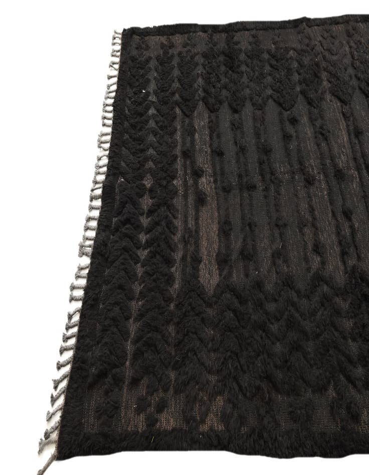 Detail image of 5' 4 x 8' 2 Hand Knotted Moroccan Wool Rug