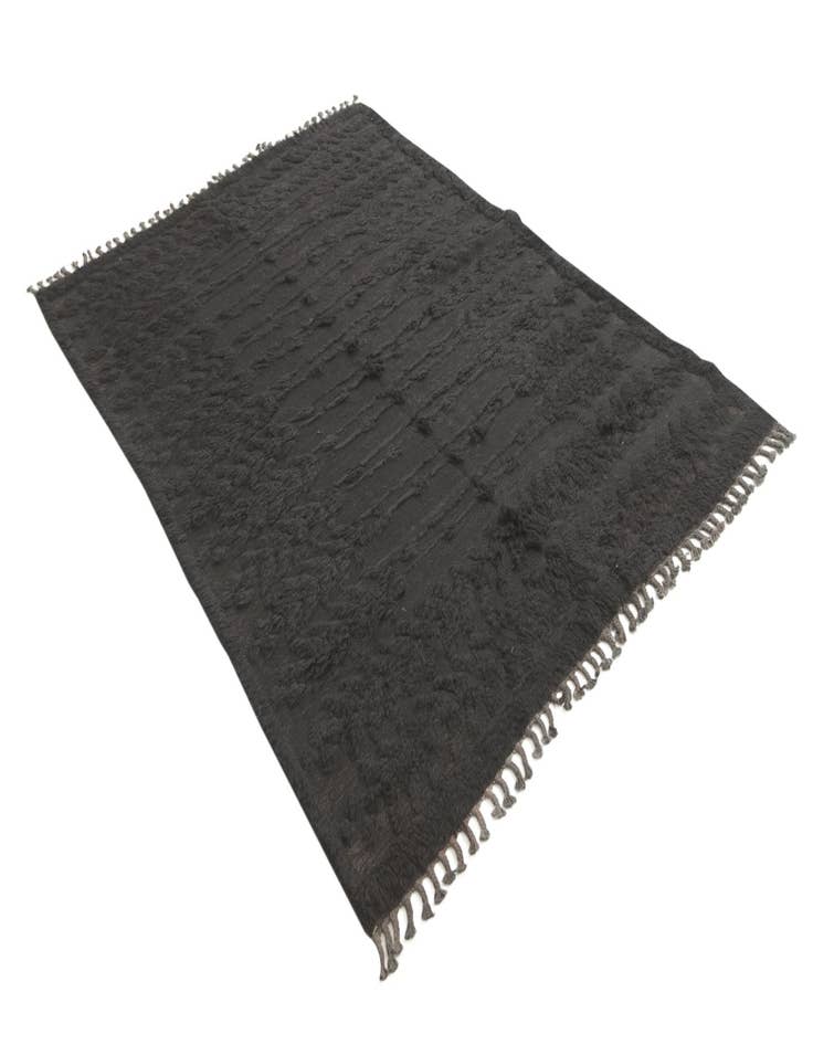 Detail image of 5' 3 x 7' 7 Hand Knotted Moroccan Wool Rug