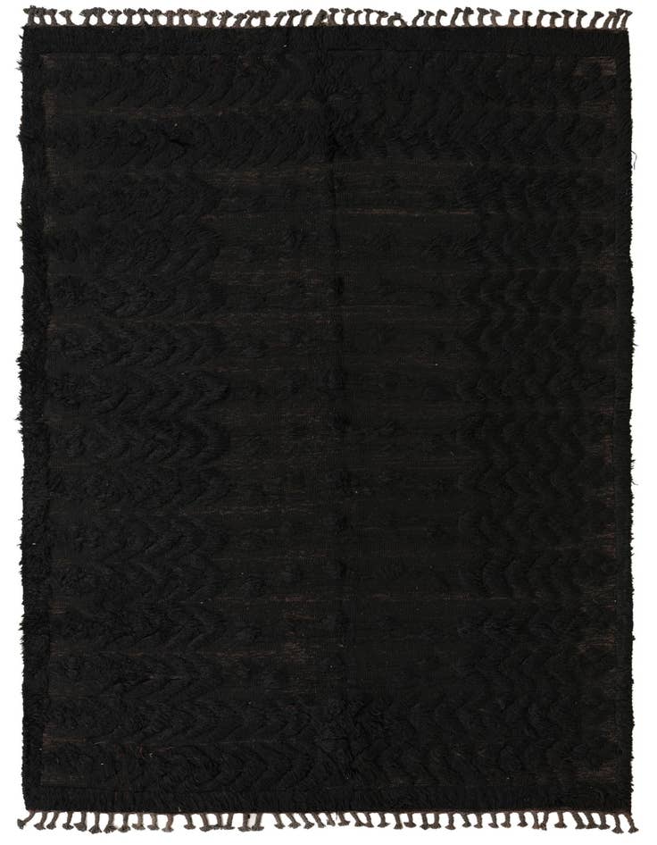 Detail image of 5' 3 x 7' 7 Hand Knotted Moroccan Wool Rug