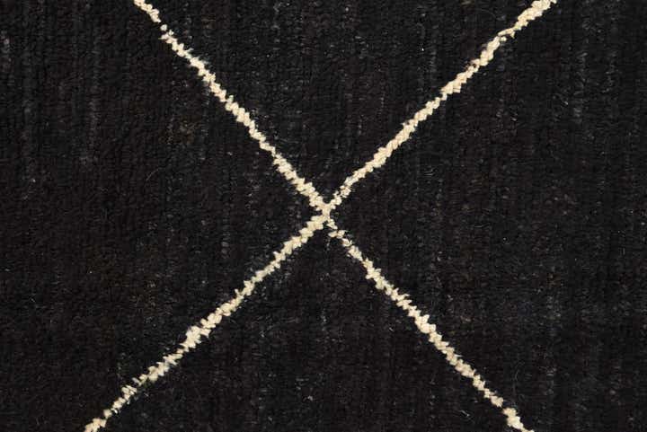 9' x 11' 10 Hand Knotted Moroccan Wool Rug