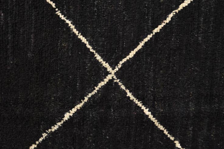 Detail image of 9' x 11' 10 Hand Knotted Moroccan Wool Rug