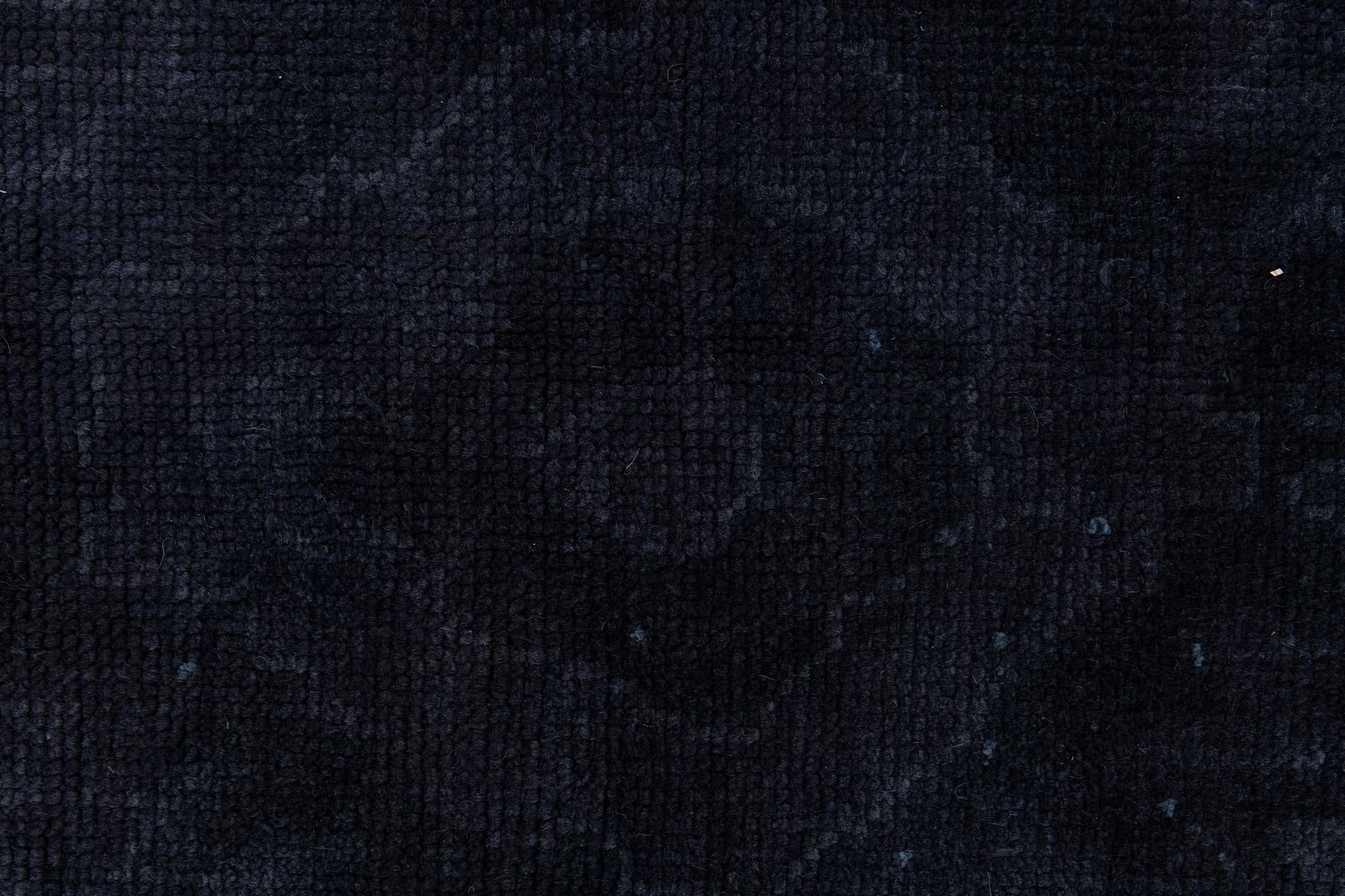 7' 10 x 9' 10 Hand Knotted Moroccan Wool Rug