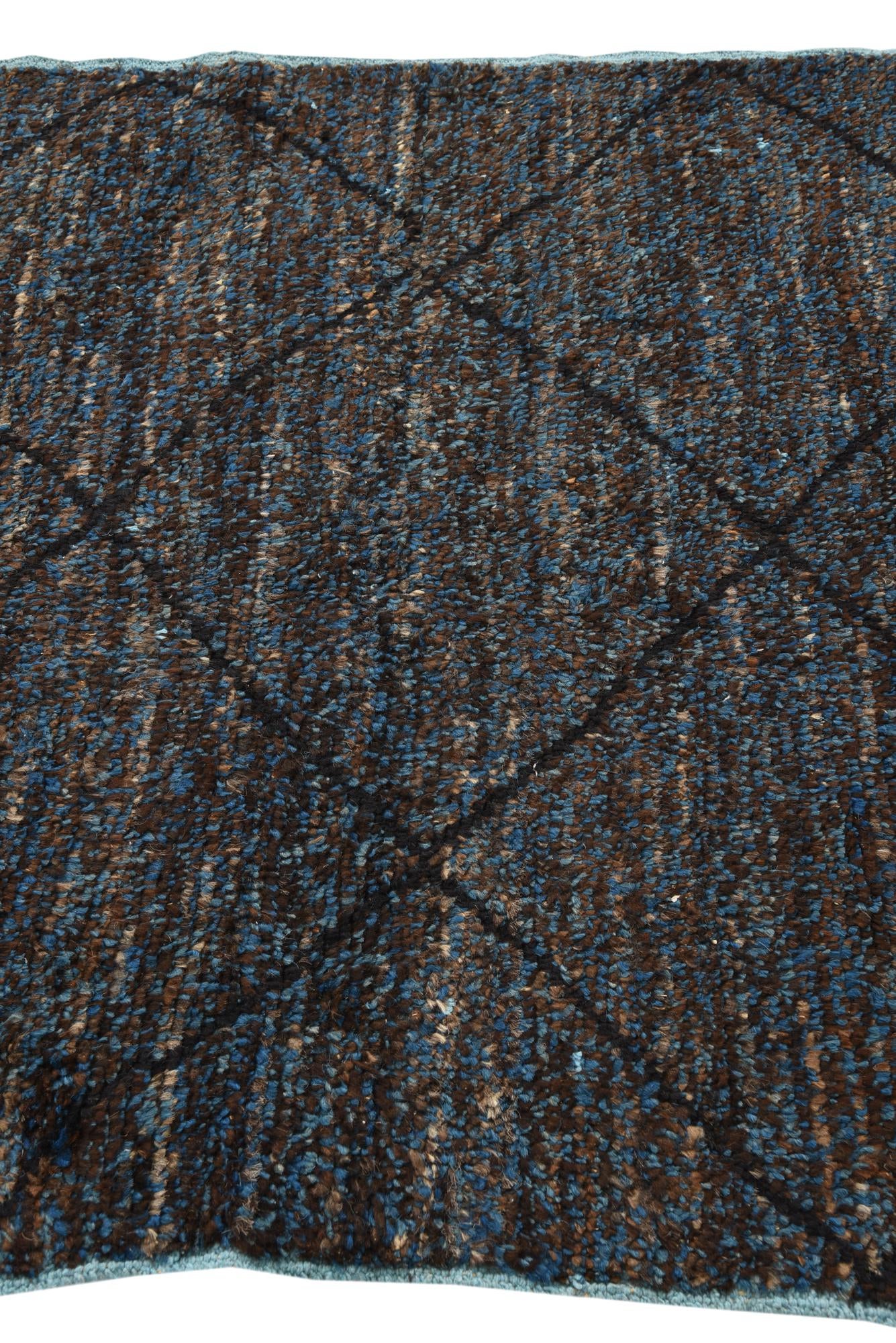 4' 3 x 6' 5 Hand Knotted Moroccan Wool Rug