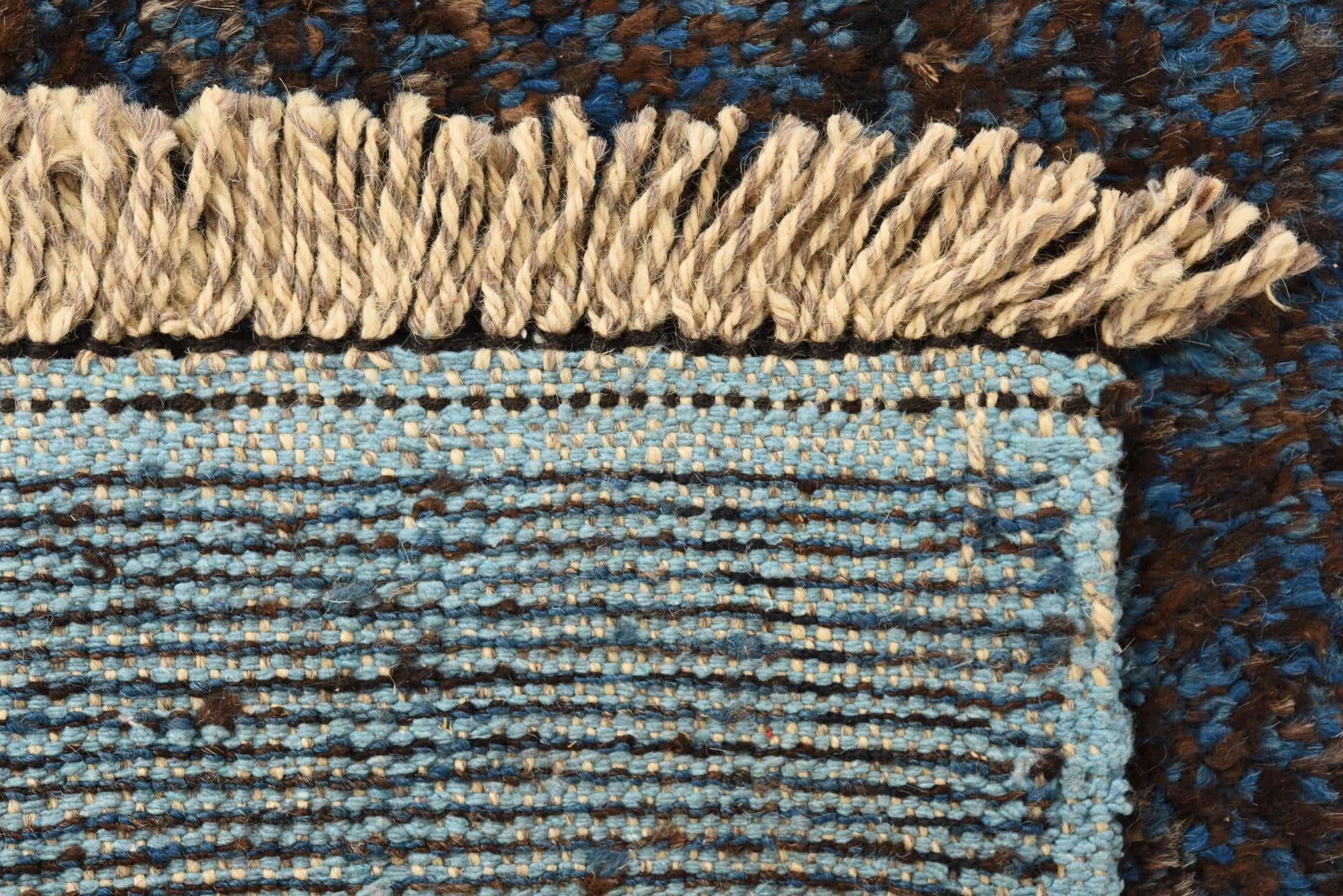 4' 3 x 6' 5 Hand Knotted Moroccan Wool Rug