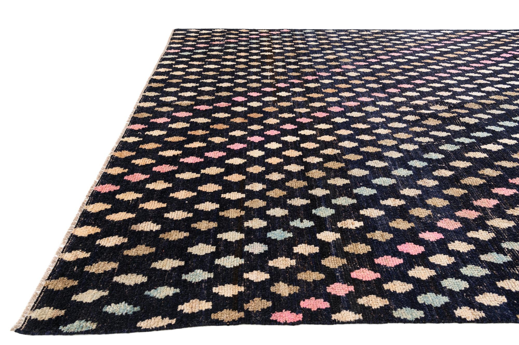 8' 4 x 10' 4 Hand Knotted Moroccan Wool Rug