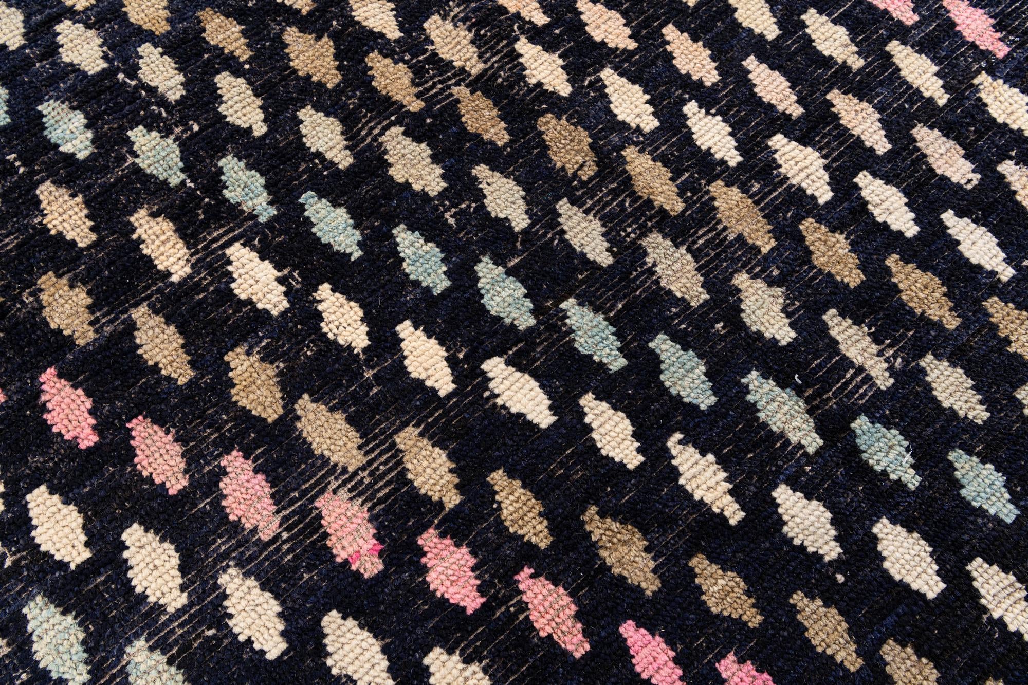 8' 4 x 10' 4 Hand Knotted Moroccan Wool Rug
