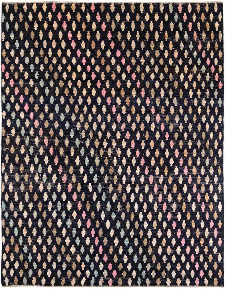 Detail image of 8' 4 x 10' 4 Hand Knotted Moroccan Wool Rug