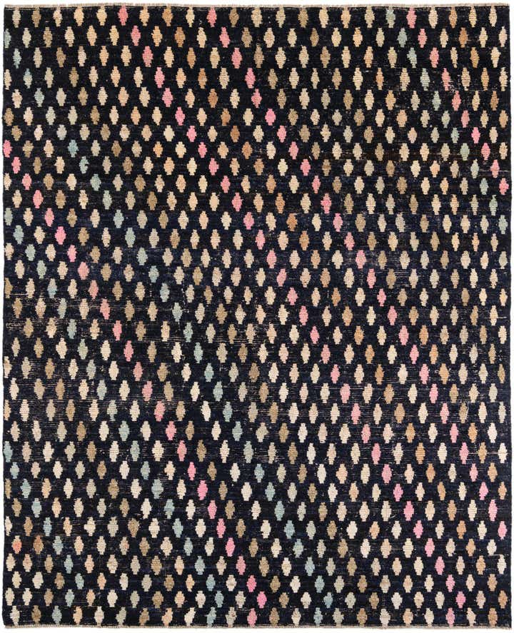 8' 4 x 10' 4 Hand Knotted Moroccan Wool Rug