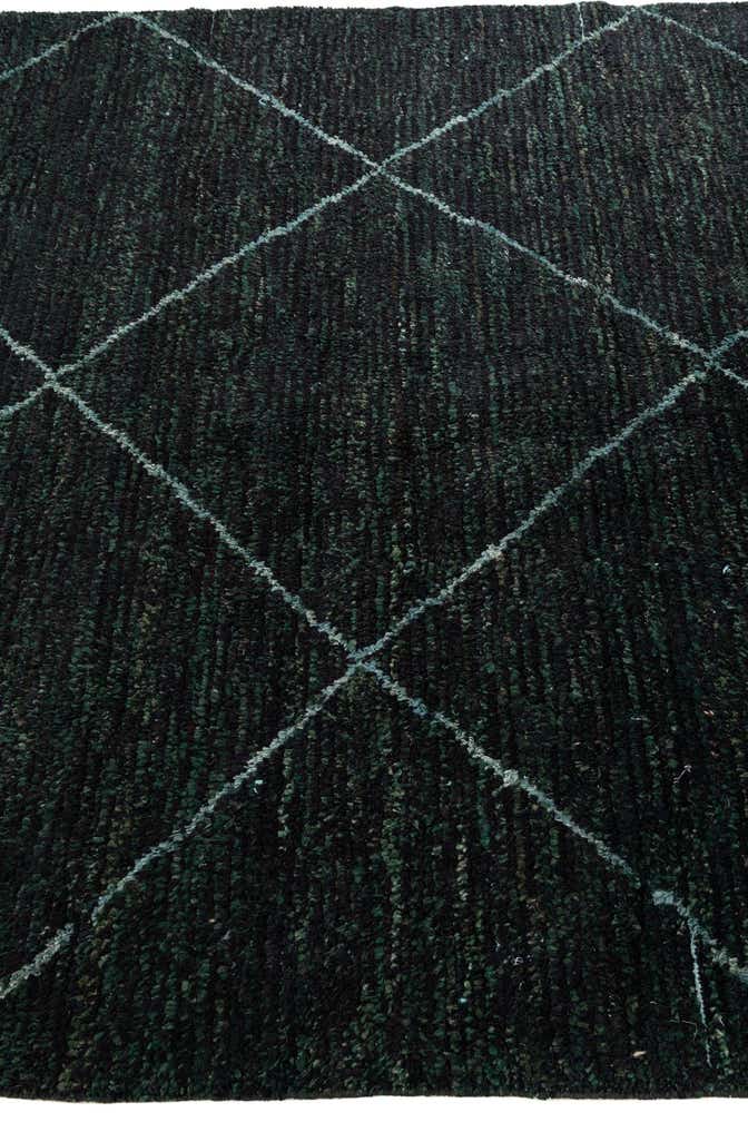 6' 2 x 9' 5 Hand Knotted Moroccan Wool Rug