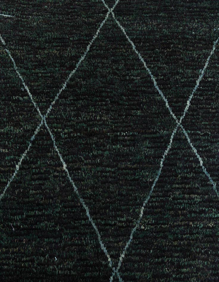 Detail image of 6' 2 x 9' 5  Hand Knotted Moroccan Wool Rug