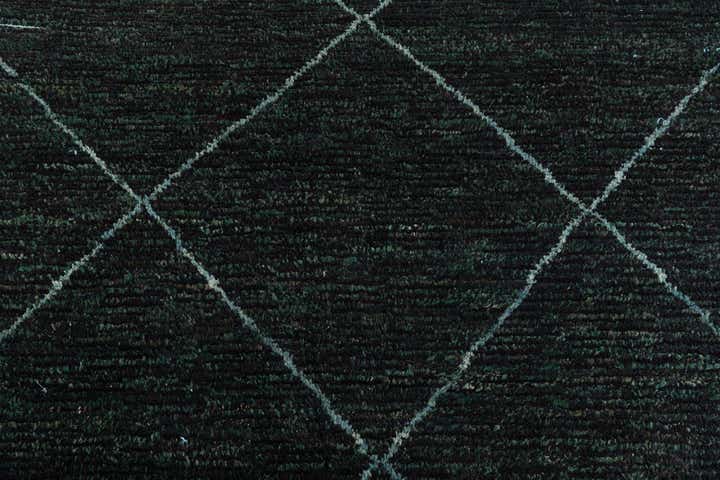 6' 2 x 9' 5 Hand Knotted Moroccan Wool Rug