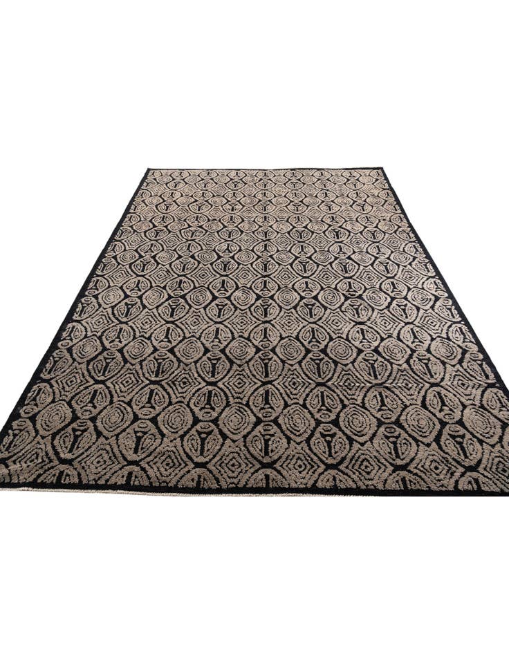 Detail image of 10' x 14'  Hand Knotted Moroccan Wool Rug