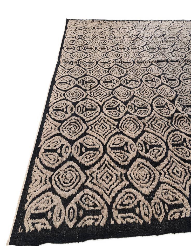 Detail image of 10' x 14'  Hand Knotted Moroccan Wool Rug