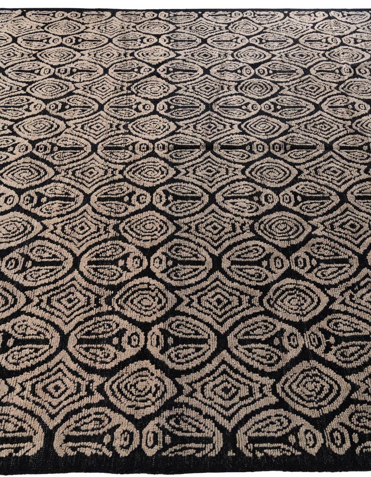 Detail image of 10' x 14'  Hand Knotted Moroccan Wool Rug