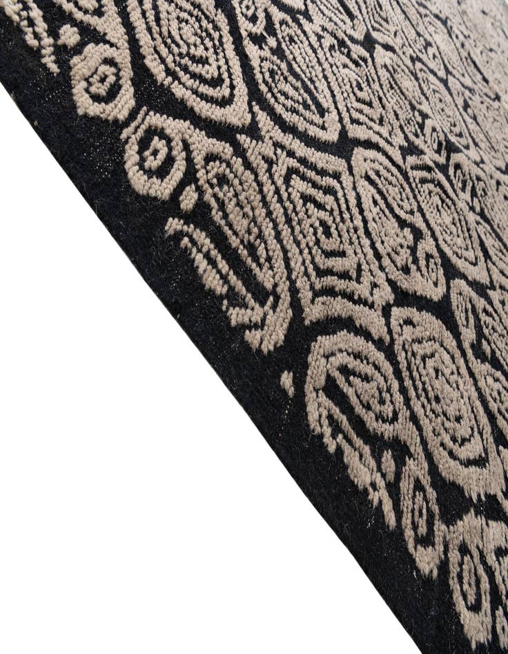 Detail image of 10' x 14'  Hand Knotted Moroccan Wool Rug