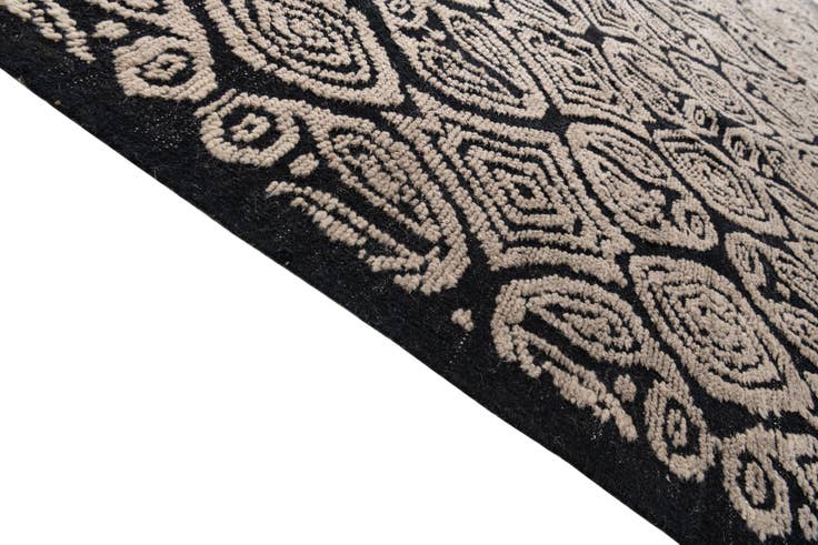 Detail image of 10' x 14' Hand Knotted Moroccan Wool Rug