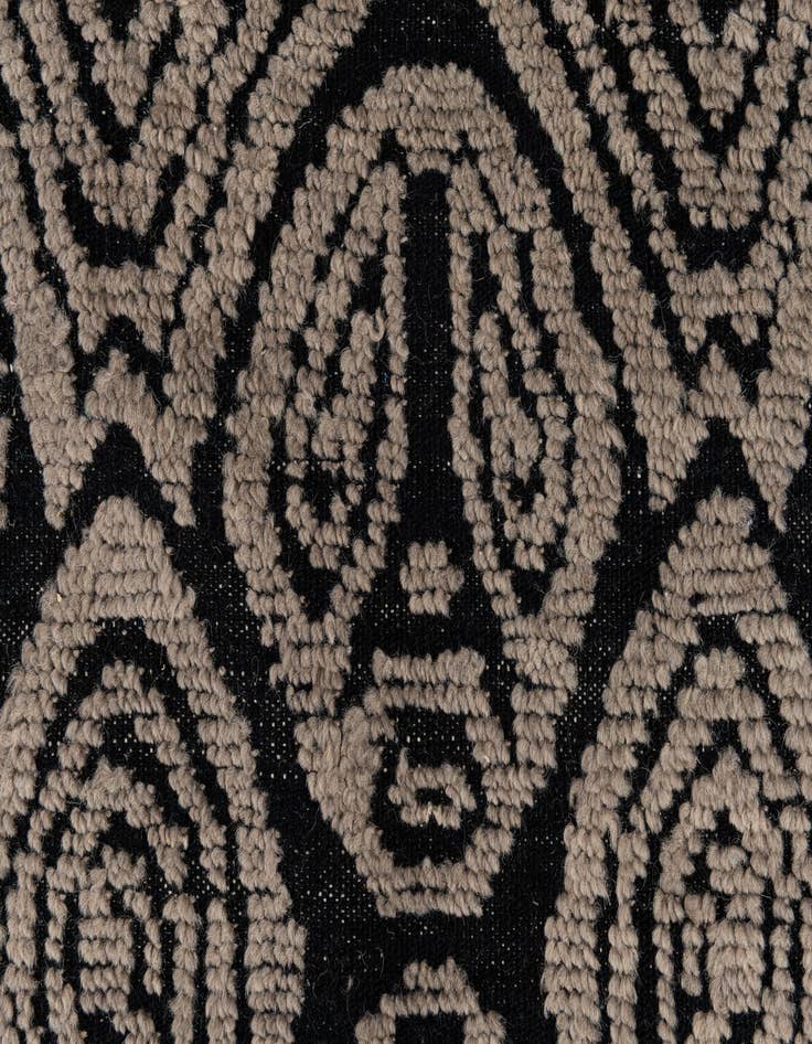 Detail image of 10' x 14'  Hand Knotted Moroccan Wool Rug