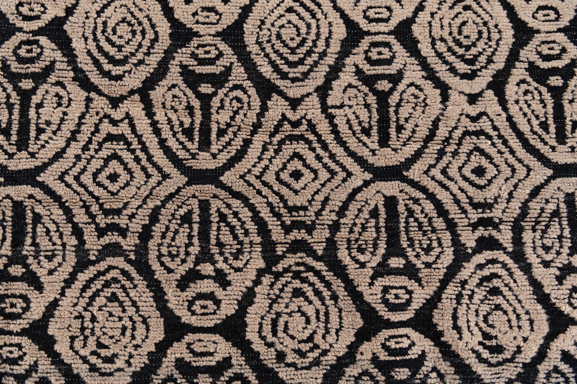 10' x 14' Hand Knotted Moroccan Wool Rug