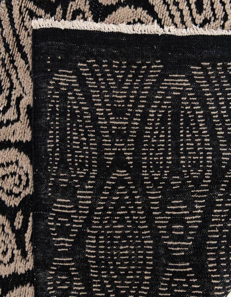 Detail image of 10' x 14'  Hand Knotted Moroccan Wool Rug