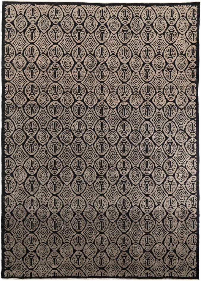 Detail image of 10' x 14' Hand Knotted Moroccan Wool Rug