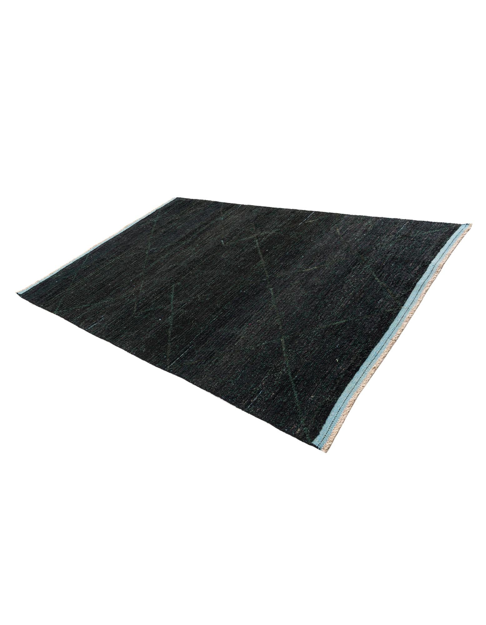 6' 2 x 9' 7 Hand Knotted Moroccan Wool Rug