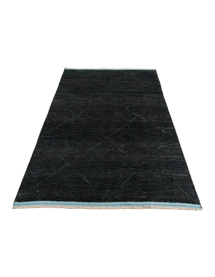 Detail image of 6' 2 x 9' 7 Hand Knotted Moroccan Wool Rug