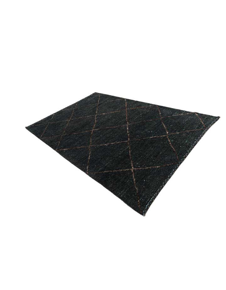 6' 4 x 9' 2 Hand Knotted Moroccan Wool Rug