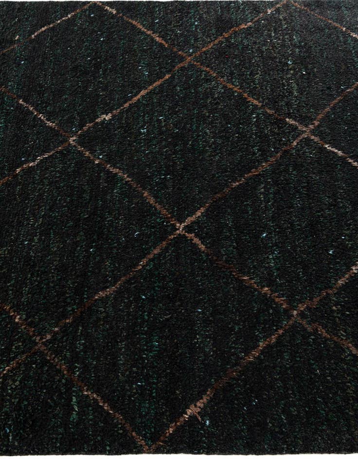 Detail image of 6' 4 x 9' 2  Hand Knotted Moroccan Wool Rug