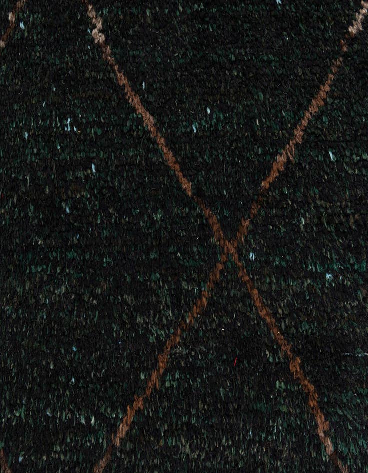 Detail image of 6' 4 x 9' 2  Hand Knotted Moroccan Wool Rug