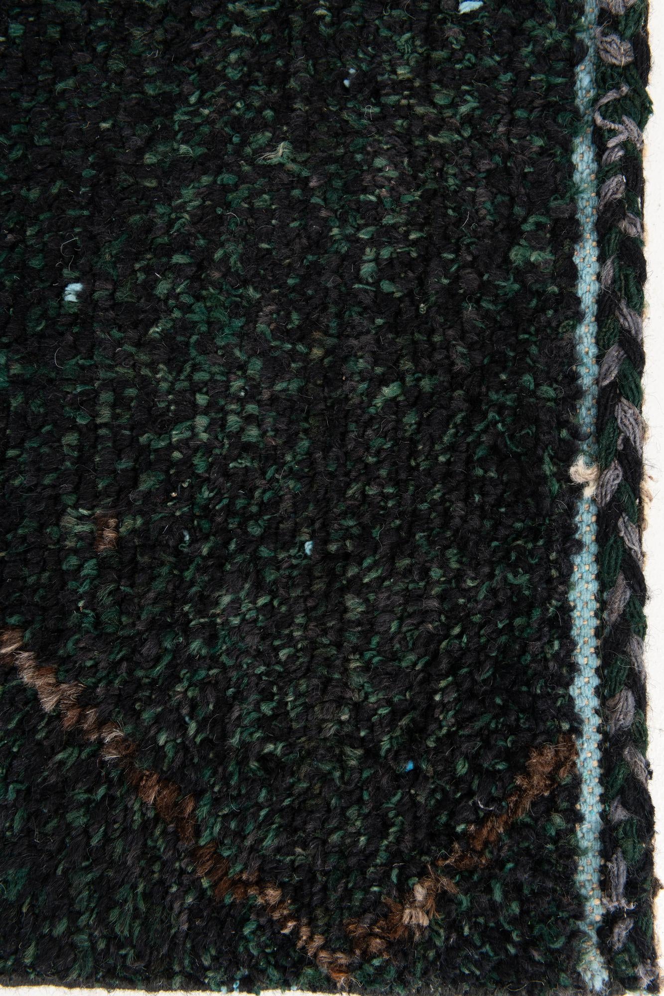 6' 4 x 9' 2 Hand Knotted Moroccan Wool Rug
