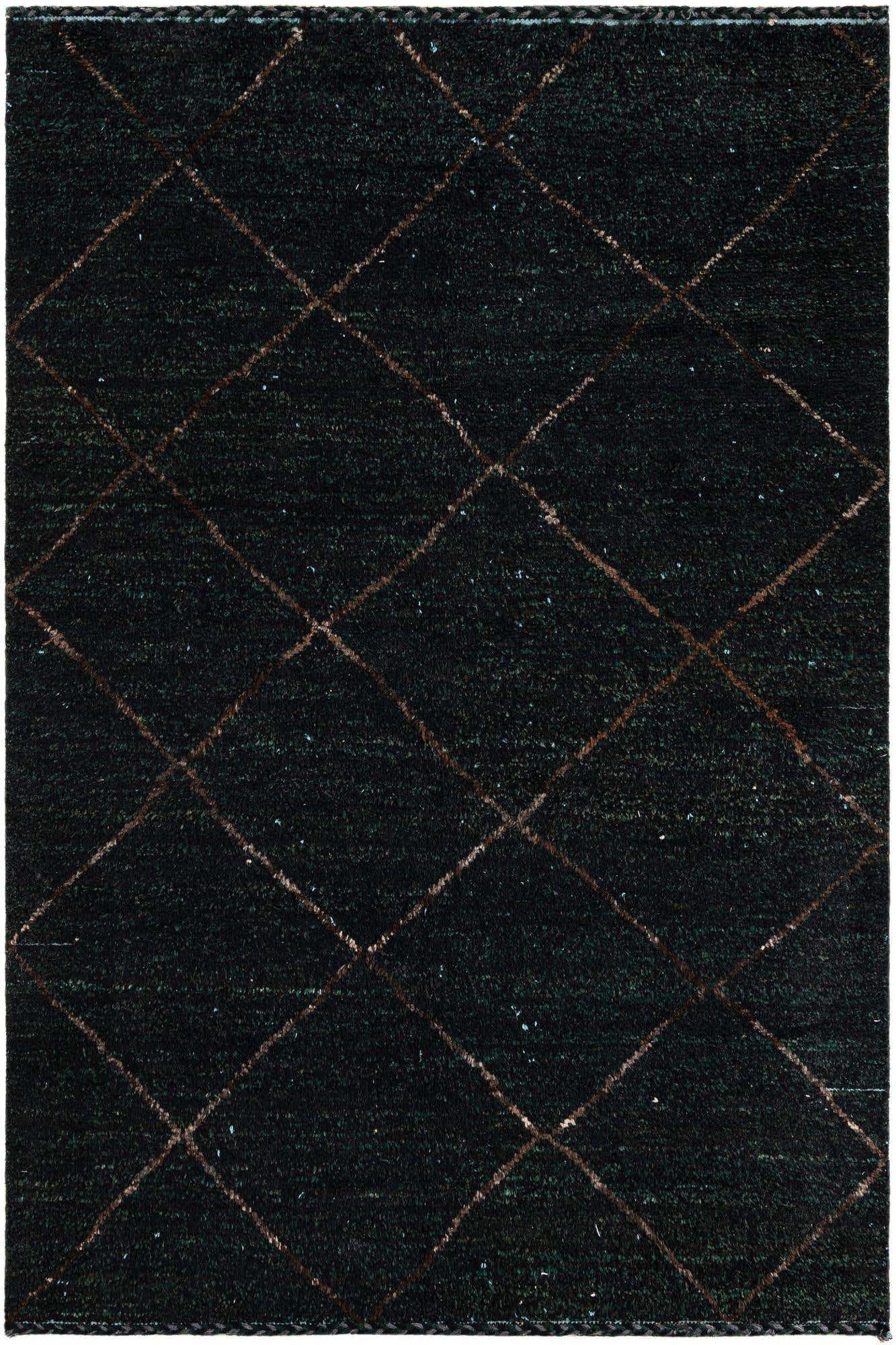 6' 4 x 9' 2 Hand Knotted Moroccan Wool Rug