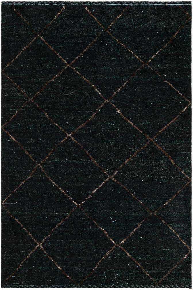 6' 4 x 9' 2 Hand Knotted Moroccan Wool Rug