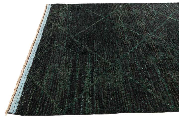 5' x 8' 4 Hand Knotted Moroccan Wool Rug