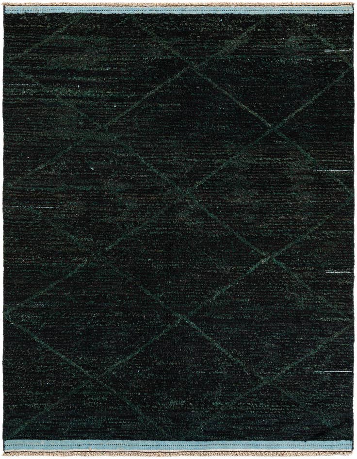 Detail image of 5' x 8' 4 Hand Knotted Moroccan Wool Rug