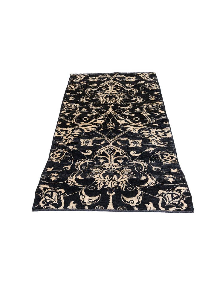 Detail image of 3' 10 x 6' 1 Hand Knotted Moroccan Wool Rug