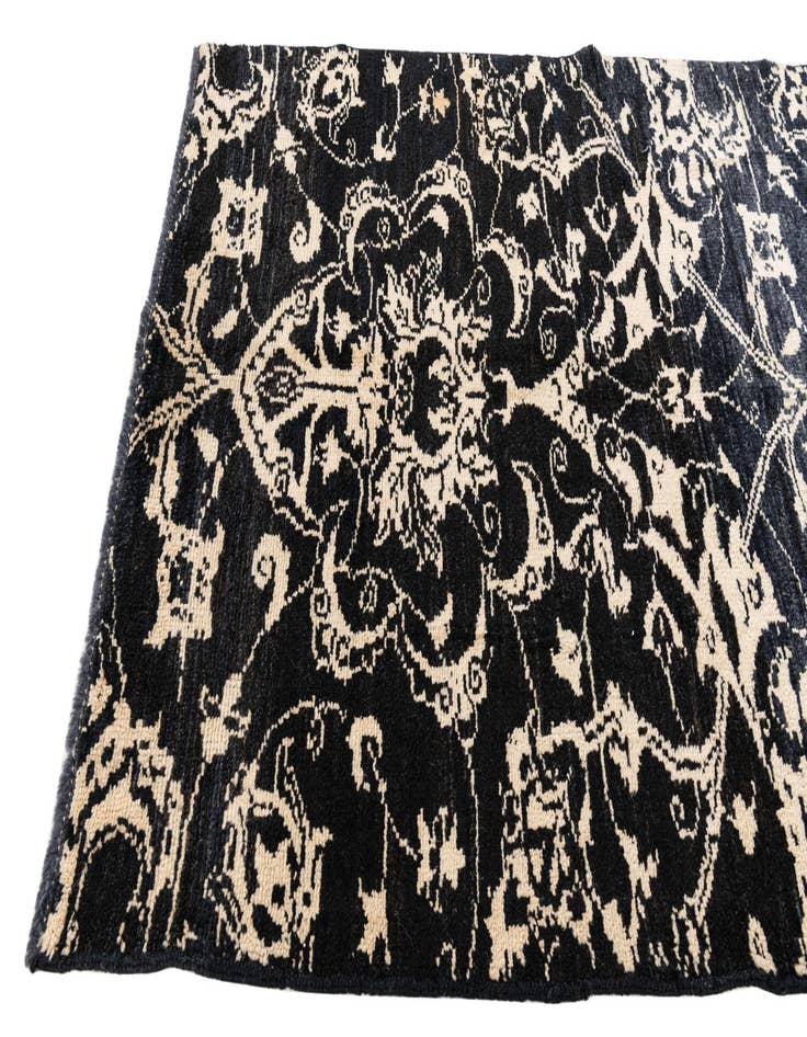 Detail image of 3' 10 x 6' 1 Hand Knotted Moroccan Wool Rug