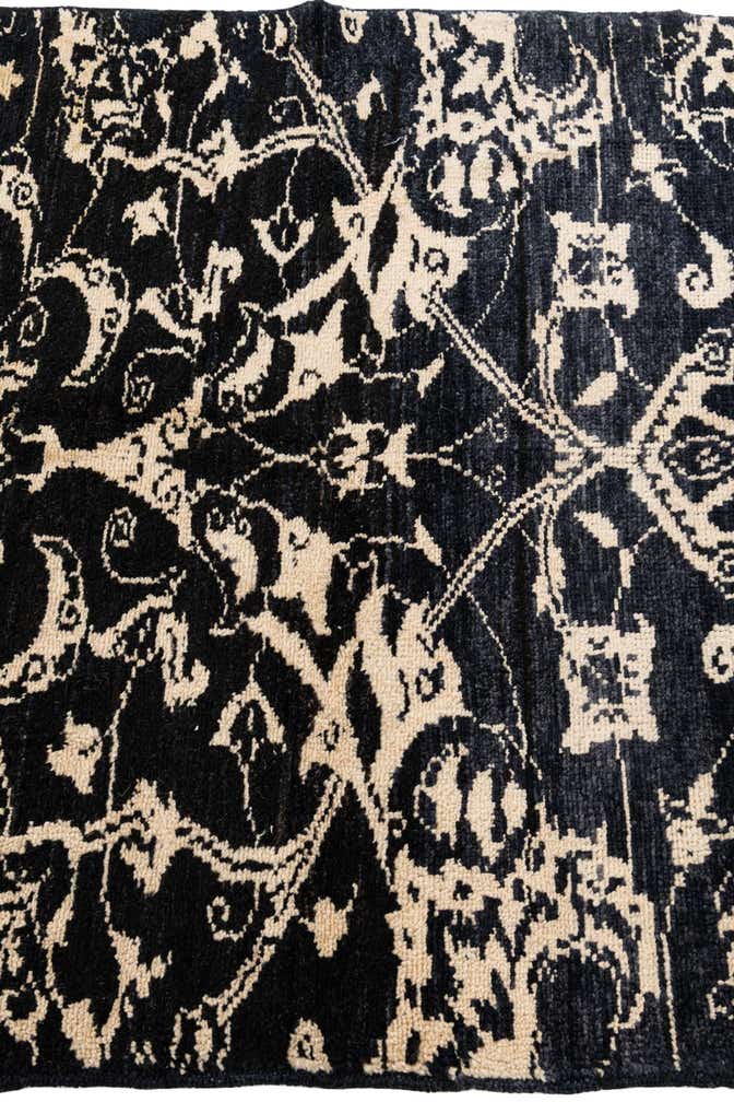 3' 10 x 6' 1 Hand Knotted Moroccan Wool Rug