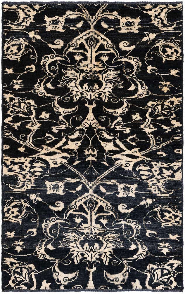 3' 10 x 6' 1 Hand Knotted Moroccan Wool Rug