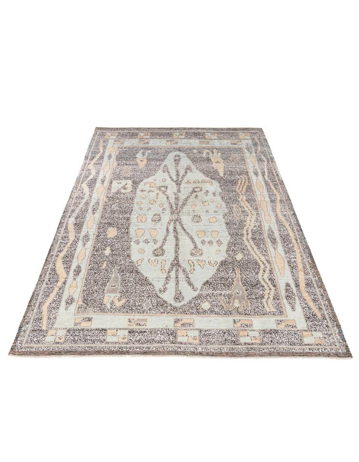 Detail image of 8' 1 x 10' 4  Hand Knotted Moroccan Wool Rug