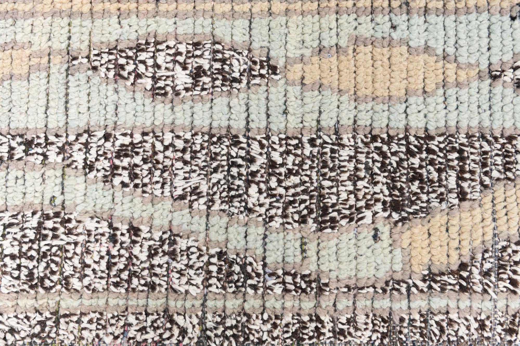 8' 1 x 10' 4 Hand Knotted Moroccan Wool Rug