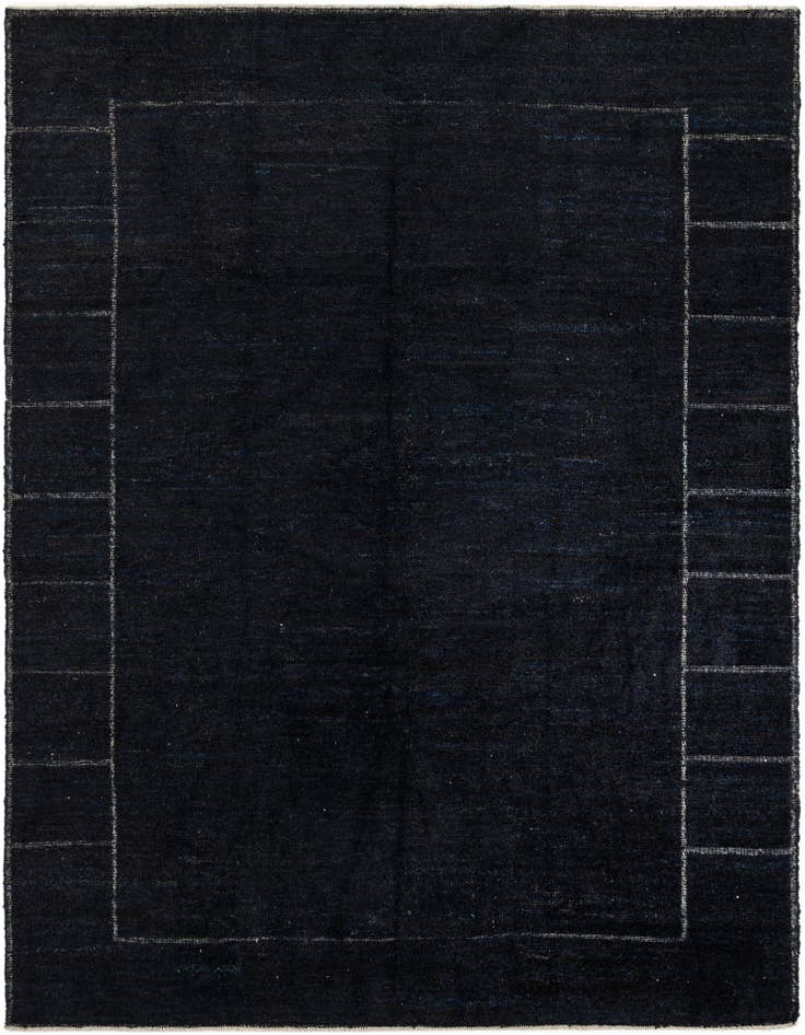 Detail image of 9' 5 x 12' Hand Knotted Moroccan Wool Rug