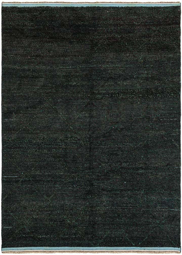 8' x 10' 7 Hand Knotted Moroccan Wool Rug