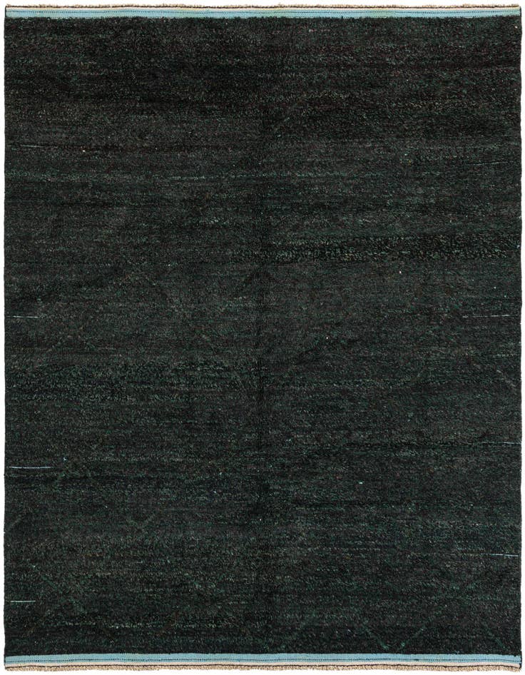 Detail image of 8' x 10' 7 Hand Knotted Moroccan Wool Rug
